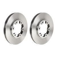 2 Bremsscheiben innenbelüftet Ø 277 mm 26 mm...