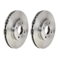 2 Bremsscheiben innenbelüftet Ø 257 mm 26 mm...