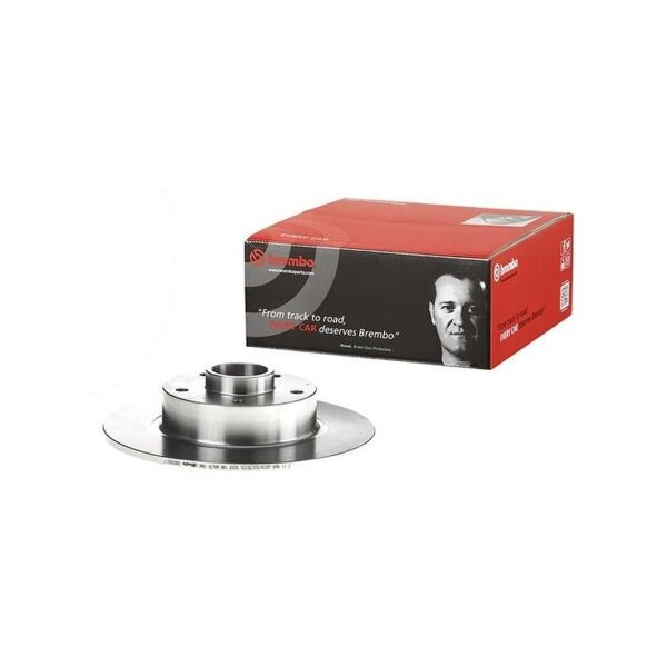 Rear brake disc 260mm BREMBO for RENAULT FLUENCE