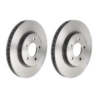 2 brake discs ventilated Ø 303 mm 26 mm BREMBO for...