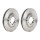 2 brake discs ventilated Ø 303 mm 28 mm BREMBO for HYUNDAI TERRACAN