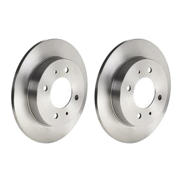 2 brake discs full Ø 258 mm 10 mm BREMBO for HYUNDAI ELANTRA and others