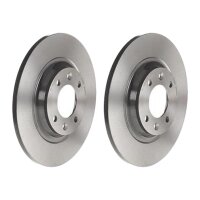 2 brake discs full Ø 290 mm 12 mm coated BREMBO...