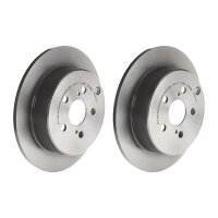 2 brake discs full Ø 269 mm 9 mm coated BREMBO for...