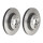 2 brake discs ventilated Ø 300 mm 22 mm BREMBO for MERCEDES-BENZ SL and others