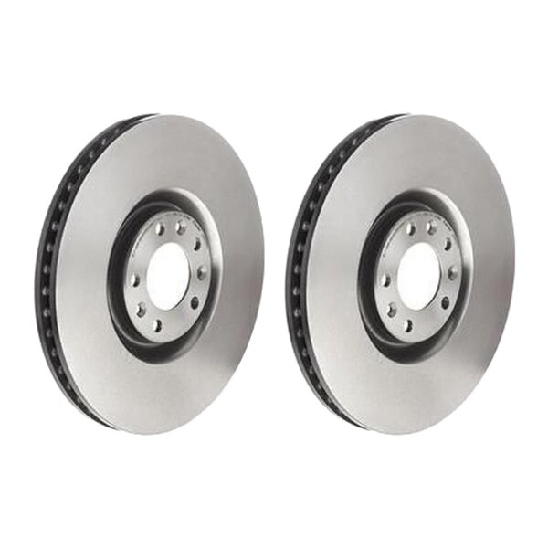 2 brake discs internally ventilated Ø 340 mm 30 mm coated BREMBO for PEUGEOT RCZ