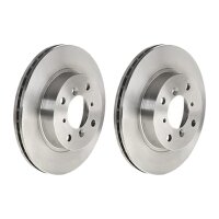 2 brake discs ventilated Ø 235 mm 20 mm BREMBO for...