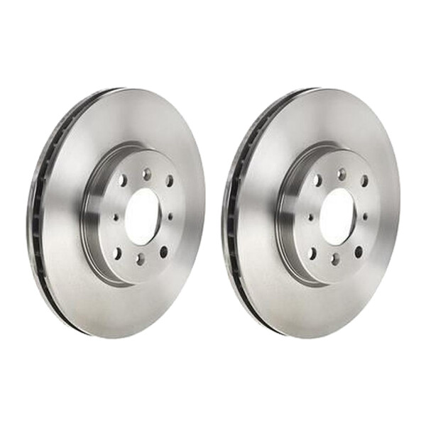 2 brake discs ventilated Ø 282 mm 25 mm BREMBO for HONDA ACCORD and others