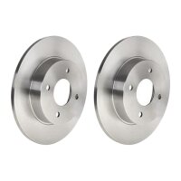 2 brake discs full Ø 278 mm 10 mm BREMBO for...