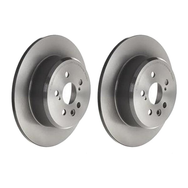 2 Bremsscheiben voll Ø 288 mm 10 mm beschichtet BREMBO für u.a. TOYOTA AVENSIS
