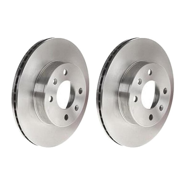 2 brake discs ventilated Ø 241 mm 18 mm BREMBO for HYUNDAI i10 and others
