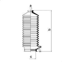 Axle boot SPIDAN for COLT III