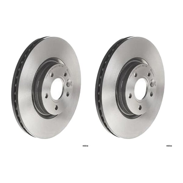 2 brake discs ventilated Ø 300 mm 25 mm BREMBO for VOLVO V50 and others