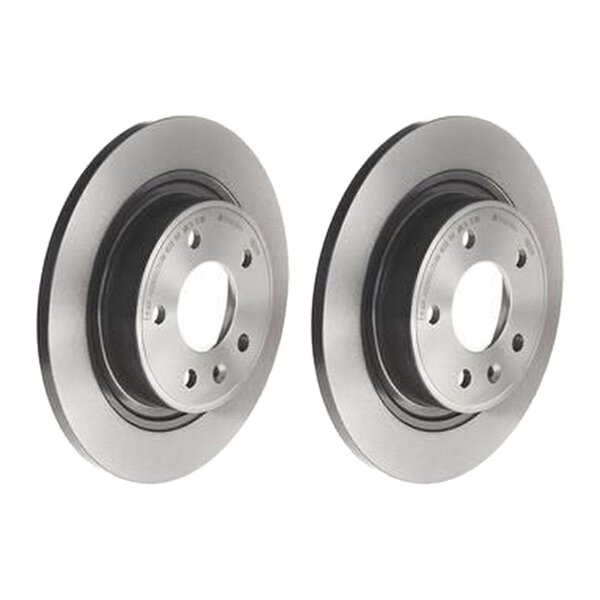 2 brake discs full Ø 292 mm 12 mm coated BREMBO for e.g. OPEL ASTRA