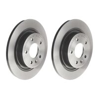 2 brake discs full Ø 292 mm 12 mm coated BREMBO...