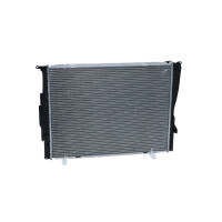 Kühler Motorkühlung Kühlrippen gelötet 600 - 458 mm Alu NRF für u.a. BMW 1er