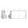 Wärmetauscher Innenraumheizung 245 mm - 134 mm NRF für u.a. PEUGEOT 206
