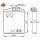 Heat exchanger for interior heating 167 mm - 165 mm NRF for e.g. OPEL CORSA