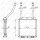 Heat exchanger for interior heating 175 mm - 178 mm NRF for e.g. OPEL ASTRA