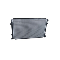 Kühler Motorkühlung Kühlrippen gelötet 650 - 406 mm Alu NRF für u.a. SEAT LEON