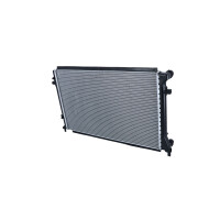 Kühler Motorkühlung Kühlrippen gelötet 650 - 406 mm Alu NRF für u.a. SEAT LEON
