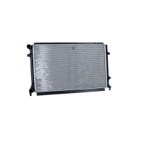 Kühler Motorkühlung Kühlrippen gelötet 650 - 406 mm Alu NRF für u.a. SEAT LEON