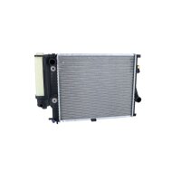 Radiator engine cooling 521 - 435 mm alu NRF for e.g. BMW 5