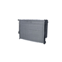 Kühler Motorkühlung Kühlrippen gelötet 611 - 435 mm Alu NRF für u.a. BMW 5er