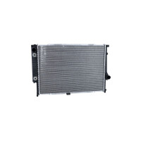 Kühler Motorkühlung Kühlrippen gelötet 611 - 435 mm Alu NRF für u.a. BMW 5er