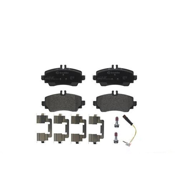 Brake pad set disc brake 19 mm BREMBO for MERCEDES-BENZ VANEO