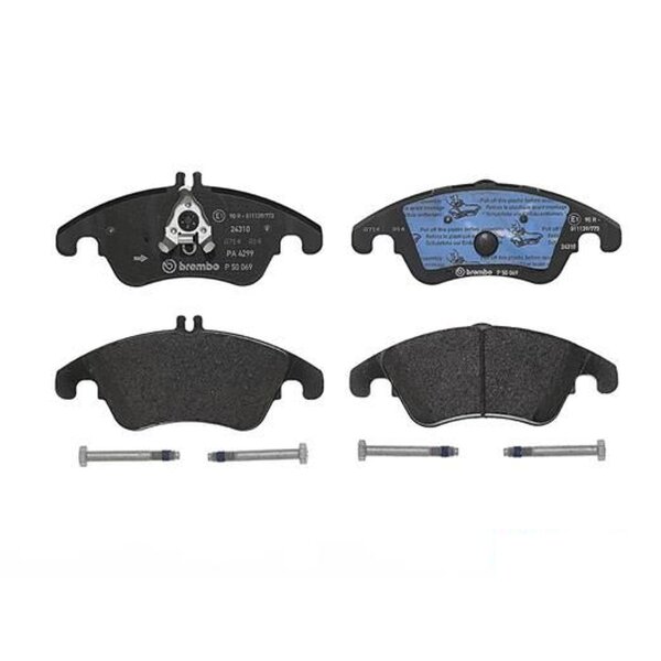 Bremsbelagsatz Scheibenbremse 19 mm BREMBO für u.a. MERCEDES-BENZ E-KLASSE