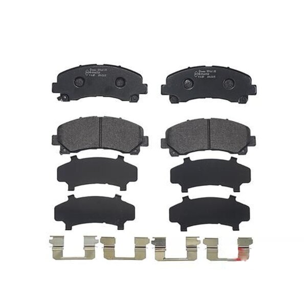 Brake pad set disc brake 17 mm BREMBO suitable for e.g. ISUZU D-MAX