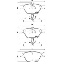 Bremsbelagsatz Scheibenbremse 19 mm BREMBO für u.a....