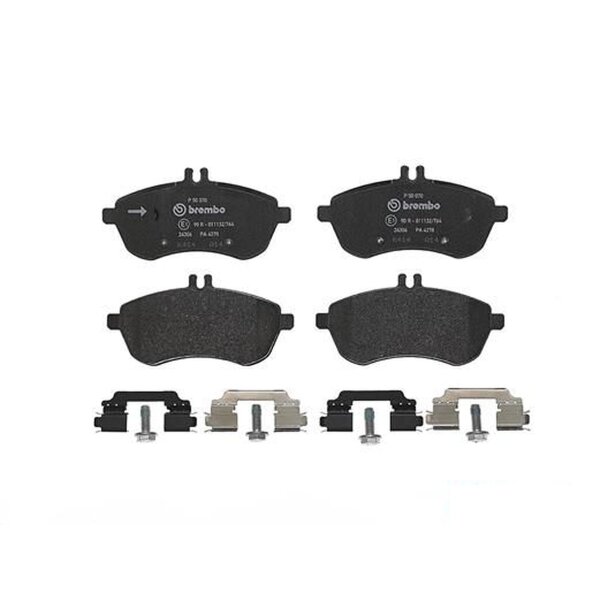 Bremsbelagsatz Scheibenbremse 21 mm BREMBO für u.a. MERCEDES-BENZ C-KLASSE