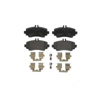 Brake pad set disc brake 17 mm BREMBO for MERCEDES-BENZ...