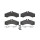Brake pad set disc brake 20 mm BREMBO for MERCEDES-BENZ SPRINTER and others