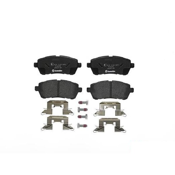 Bremsbelagsatz Scheibenbremse 18 mm BREMBO für u.a. FORD FIESTA