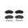 Brake pad set disc brake 18 mm BREMBO for DODGE JOURNEY and others