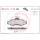 Brake pad set disc brake 15 mm BREMBO for e.g. DAEWOO NUBIRA