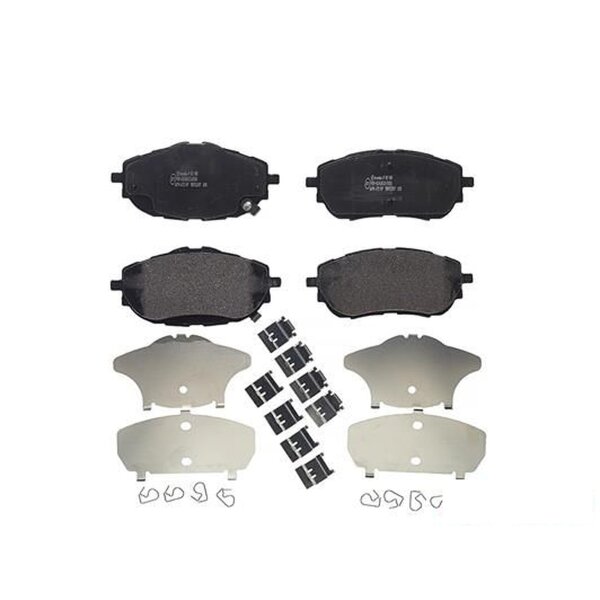 Brake pad set disc brake 19 mm BREMBO suitable for e.g. TOYOTA AURIS