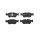 Brake pad set disc brake 18 mm BREMBO suitable for e.g. BMW 3 Series