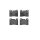 Brake pad set disc brake 19 mm BREMBO suitable for e.g. BMW 5 Series