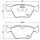 Brake pad set disc brake 20 mm BREMBO suitable for e.g. BMW 5 Series
