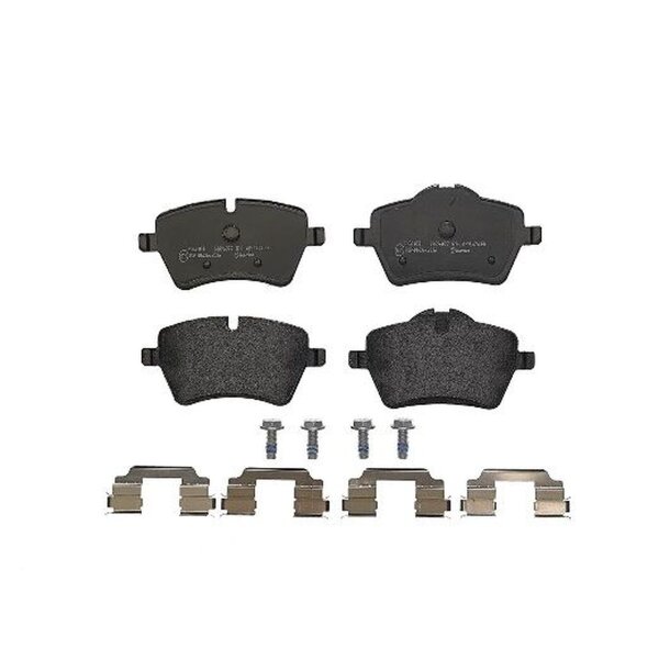 Brake pad set disc brake 18 mm BREMBO suitable for e.g. MINI MINI