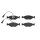 Brake pad set disc brake 18 mm BREMBO suitable for e.g. FIAT PALIO