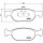 Brake pad set disc brake 18 mm BREMBO suitable for e.g. LANCIA Y