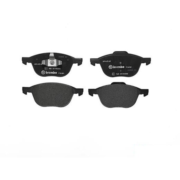 Brake pad set disc brake 18 mm BREMBO suitable for e.g. FORD FOCUS