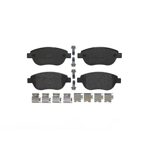 Brake pad set disc brake 19 mm BREMBO suitable for e.g. CITROËN C4