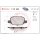 Brake pad set disc brake 17 mm BREMBO for e.g. ALFA ROMEO 156 Sportwagon