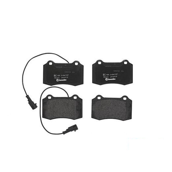 Brake pad set disc brake 18 mm BREMBO for CHRYSLER VIPER and others